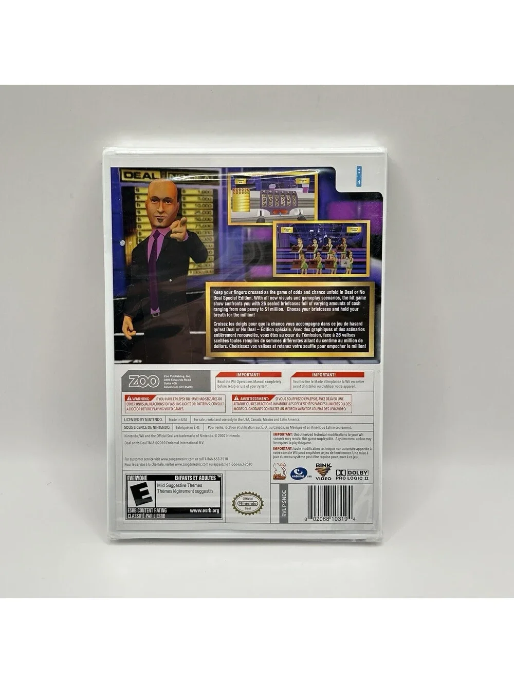 Deal or No Deal Special Edition (Nintendo Wii, 2010) Brand New Sealed